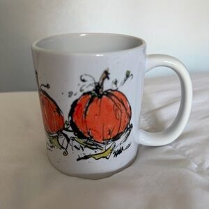 Fall Thanksgiving Coffee Mugs Autumn Pumpkin Print Ceramic Home Gift,12 oz